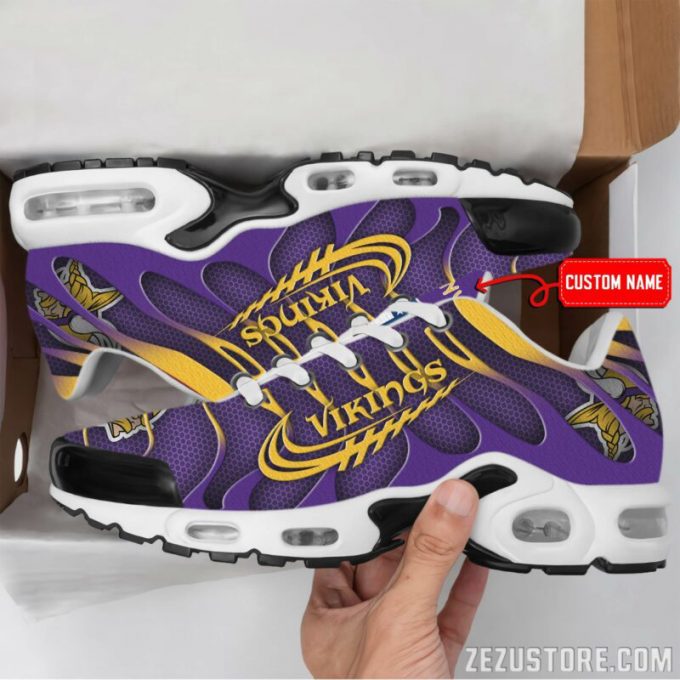 Minnesota Vikings Nfl Premium Air Max Plus Sport Sneakers For Fan Gifts