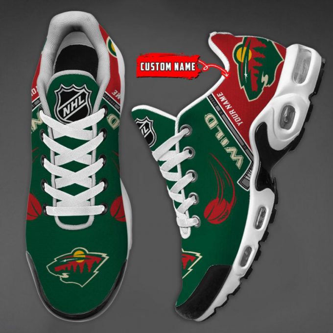 Minnesota Wild Nhl Teams Air Max Plus Sport Sneakers For Fan Gifts