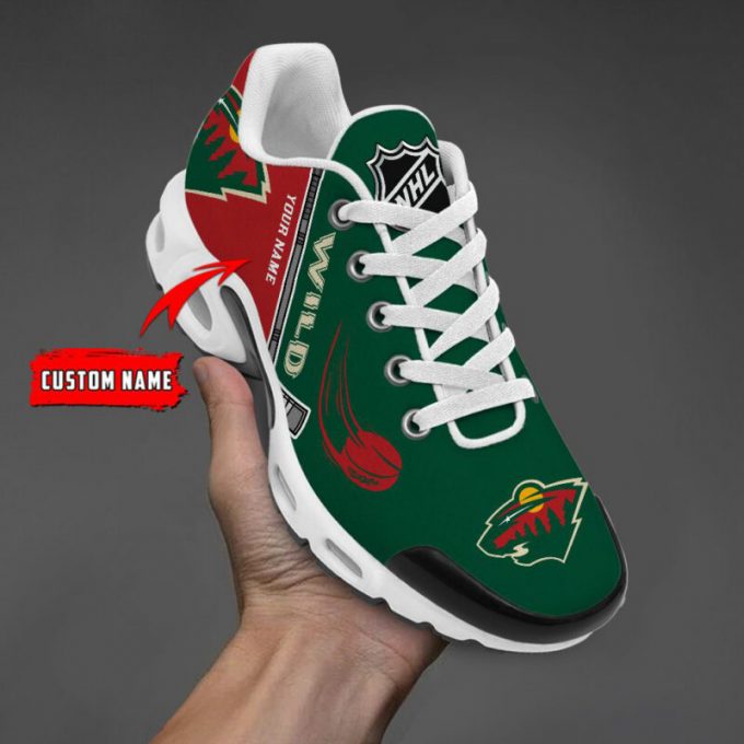 Minnesota Wild Nhl Teams Air Max Plus Sport Sneakers For Fan Gifts