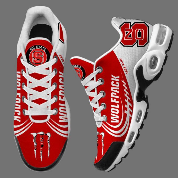 Nc State Wolfpack Ncaa Air Max Plus Sport Sneakers For Fan Gifts