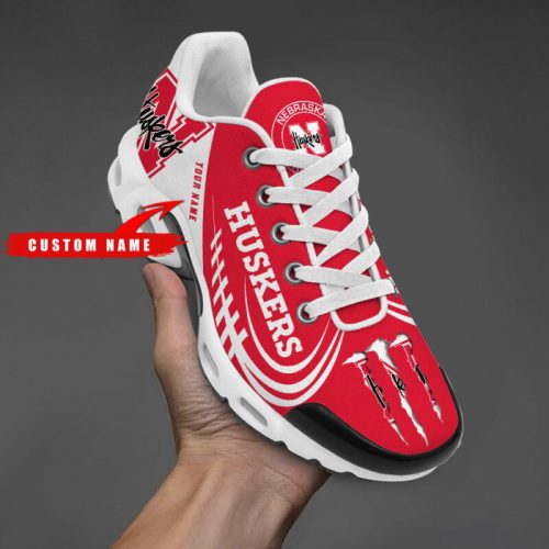 Nebraska Cornhuskers NCAA Air Max Plus Sport Sneakers For Fan Gifts