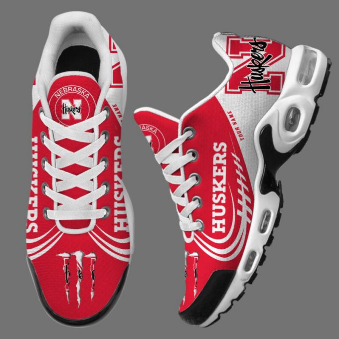 Nebraska Cornhuskers Ncaa Air Max Plus Sport Sneakers For Fan Gifts