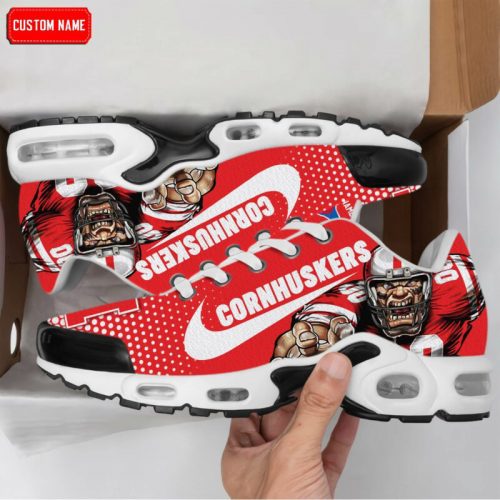 Nebraska Cornhuskers NCAA Premium Air Max Plus Sport Sneakers For Fan Gifts