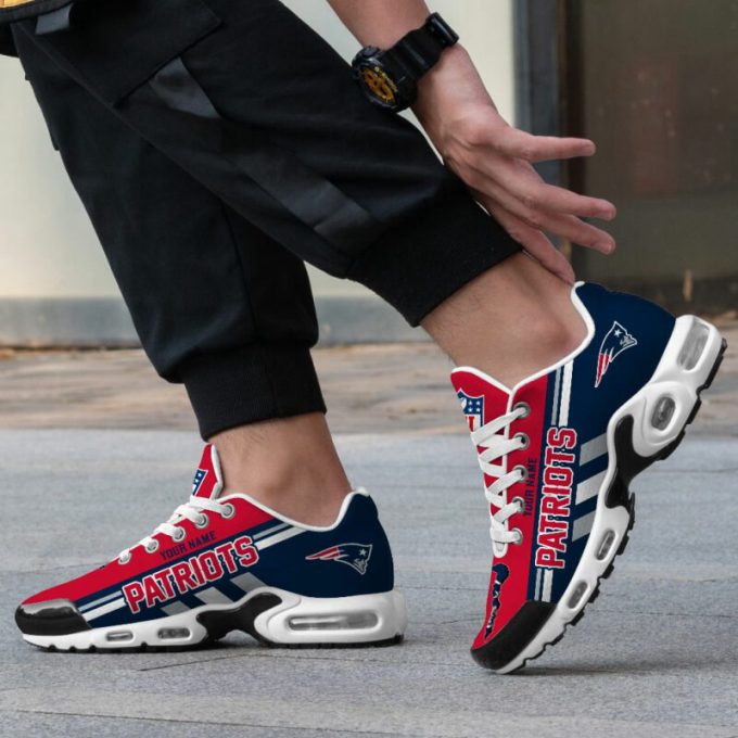 New England Patriots Nfl Air Max Plus Sport Sneakers For Fan Gifts