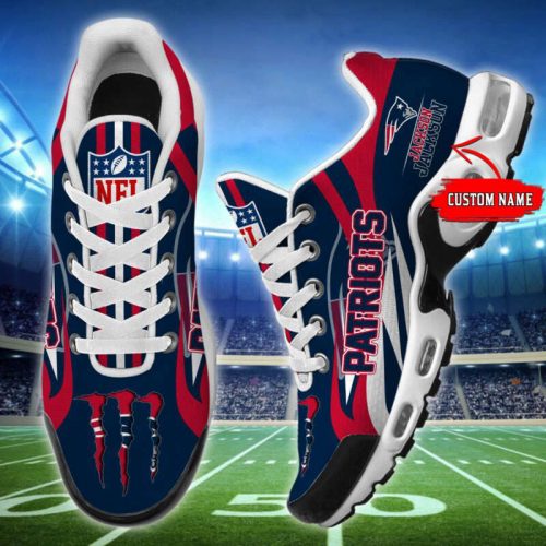 New England Patriots NFL Monster Air Max Plus Sport Sneakers For Fan Gifts