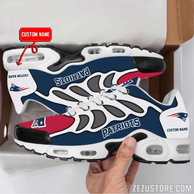 New England Patriots Nfl Premium Air Max Plus Sport Sneakers For Fan Gifts