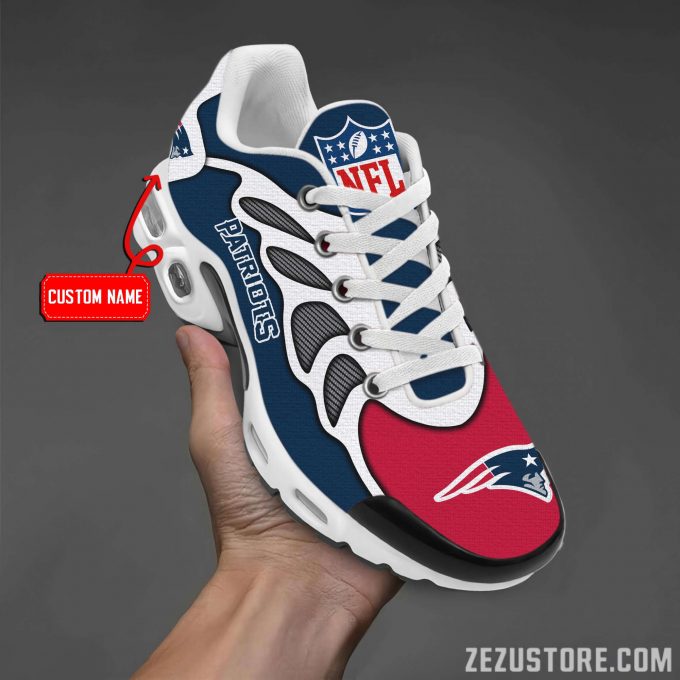 New England Patriots Nfl Premium Air Max Plus Sport Sneakers For Fan Gifts