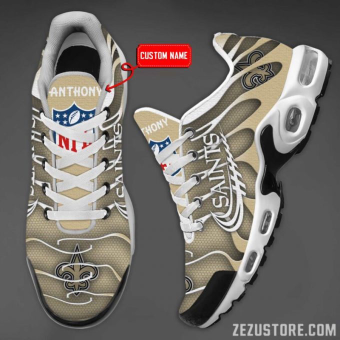 New Orleans Saints Nfl Premium Air Max Plus Sport Sneakers For Fan Gifts