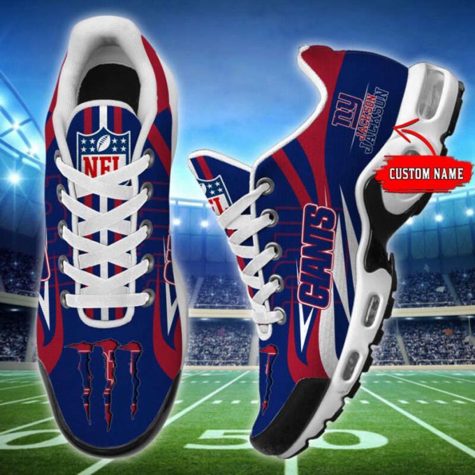 New York Giants Nfl Monster Air Max Plus Sport Sneakers For Fan Gifts