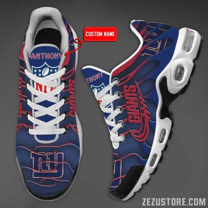 New York Giants Nfl Premium Air Max Plus Sport Sneakers For Fan Gifts