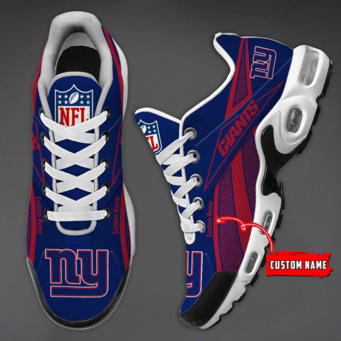 New York Giants Premium Nfl Air Max Plus Sport Sneakers For Fan Gifts