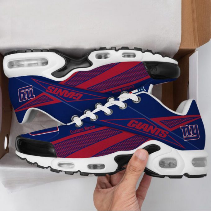 New York Giants Premium Nfl Air Max Plus Sport Sneakers For Fan Gifts