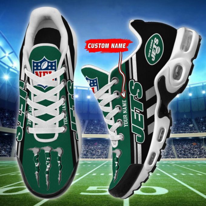 New York Jets Nfl Air Max Plus Sport Sneakers For Fan Gifts