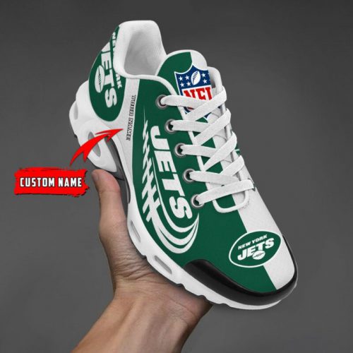 New York Jets NFL Half Color Air Max Plus Sport Sneakers For Fan Gifts