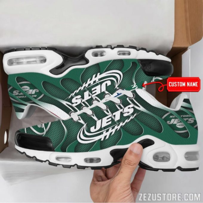 New York Jets Nfl Premium Air Max Plus Sport Sneakers For Fan Gifts