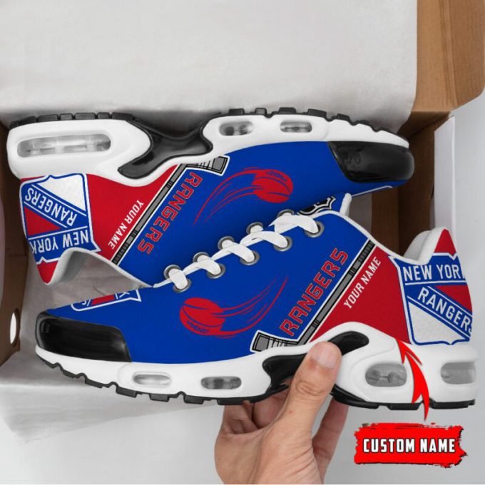 New York Rangers Nhl Teams Air Max Plus Sport Sneakers For Fan Gifts