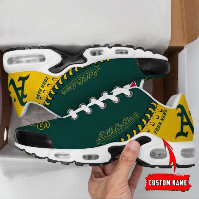 Oakland Athletics Mlb Air Max Plus Sport Sneakers For Fan Gifts