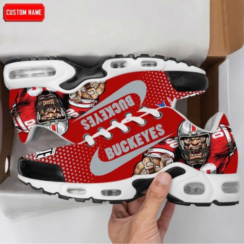 Ohio State Buckeyes NCAA Premium Air Max Plus Sport Sneakers For Fan Gifts