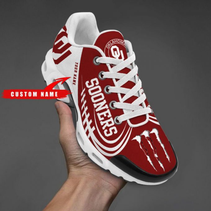 Oklahoma Sooners Ncaa Air Max Plus Sport Sneakers For Fan Gifts