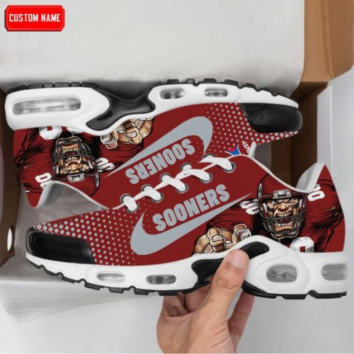 Oklahoma Sooners NCAA Premium Air Max Plus Sport Sneakers For Fan Gifts