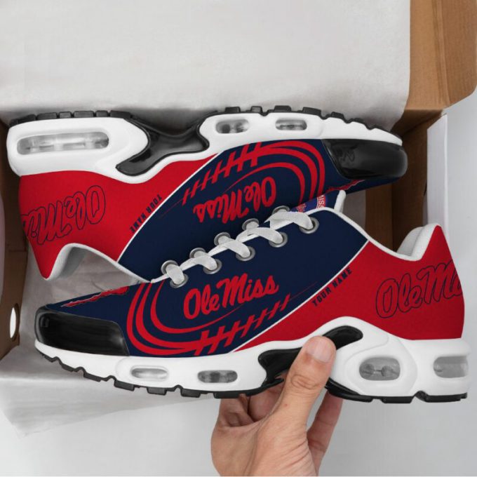 Ole Miss Rebels Ncaa Air Max Plus Sport Sneakers For Fan Gifts