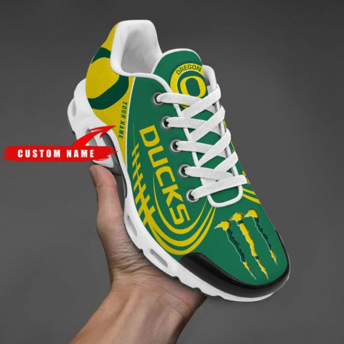 Oregon Ducks Ncaa Air Max Plus Sport Sneakers For Fan Gifts