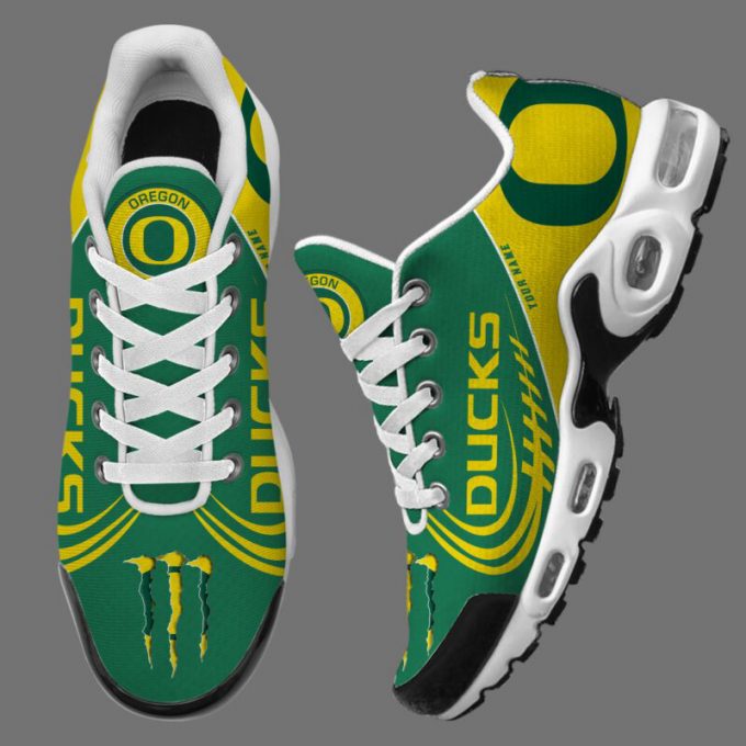 Oregon Ducks Ncaa Air Max Plus Sport Sneakers For Fan Gifts