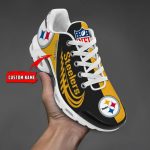 Pittsburgh Steelers NFL Half Color Air Max Plus Sport Sneakers For Fan Gifts