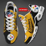 Pittsburgh Steelers NFL Half Color Air Max Plus Sport Sneakers For Fan Gifts