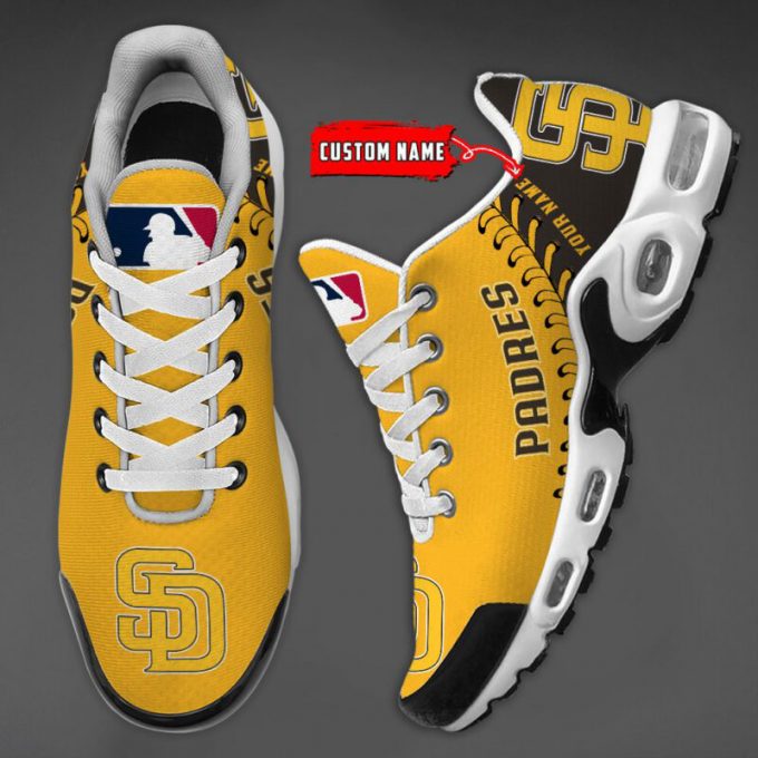 San Diego Padres Mlb Air Max Plus Sport Sneakers For Fan Gifts