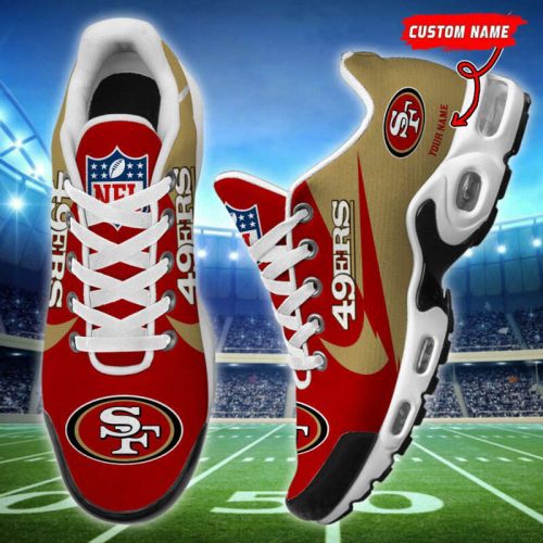 Kansas City Chiefs NFL Half Color Air Max Plus Sport Sneakers For Fan Gifts