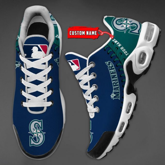 Seattle Mariners Mlb Air Max Plus Sport Sneakers For Fan Gifts