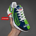 Seattle Seahawks NFL Half Color Air Max Plus Sport Sneakers For Fan Gifts