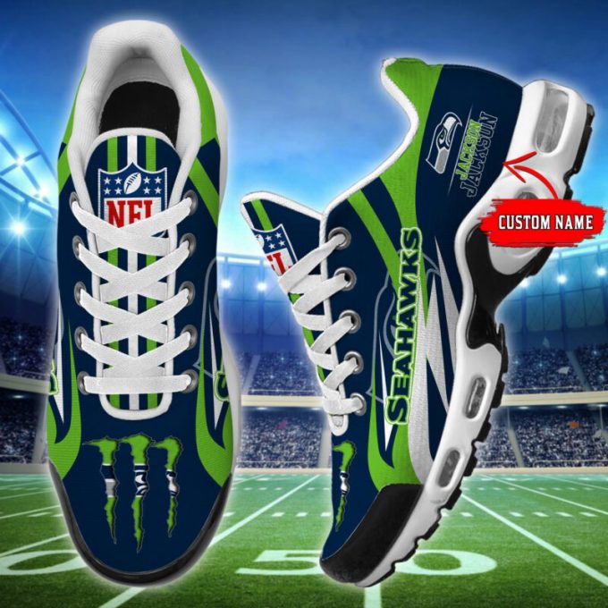 Seattle Seahawks Nfl Monster Air Max Plus Sport Sneakers For Fan Gifts