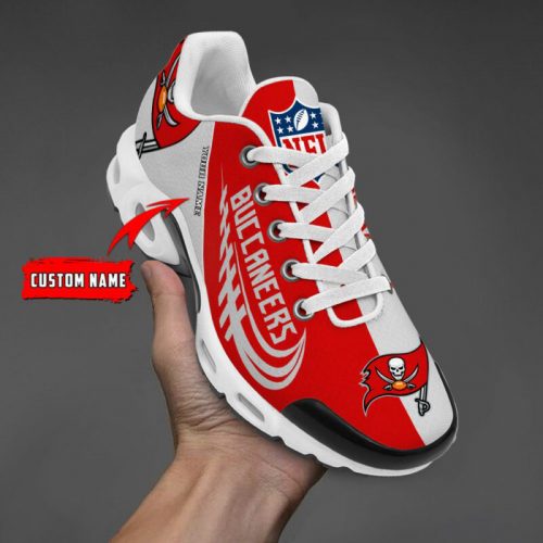 Tampa Bay Buccaneers NFL Half Color Air Max Plus Sport Sneakers For Fan Gifts