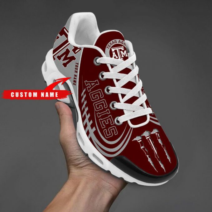 Texas A&Amp;M Aggies Ncaa Air Max Plus Sport Sneakers For Fan Gifts