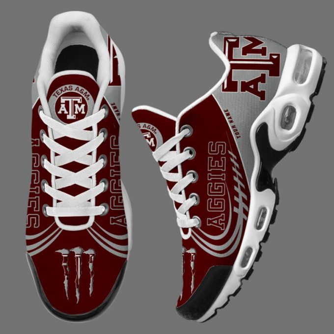 Texas A&Amp;M Aggies Ncaa Air Max Plus Sport Sneakers For Fan Gifts