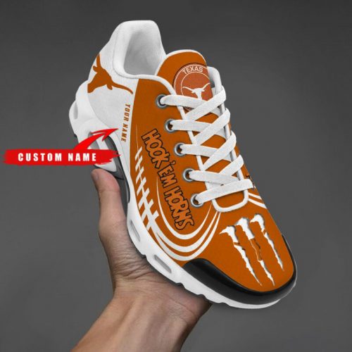 Texas Longhorns NCAA Air Max Plus Sport Sneakers For Fan Gifts