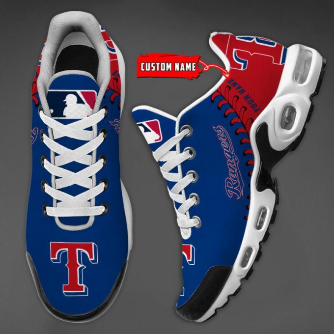 Texas Rangers Mlb Air Max Plus Sport Sneakers For Fan Gifts