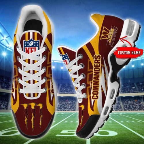 Washington Commanders NFL Monster Air Max Plus Sport Sneakers For Fan Gifts