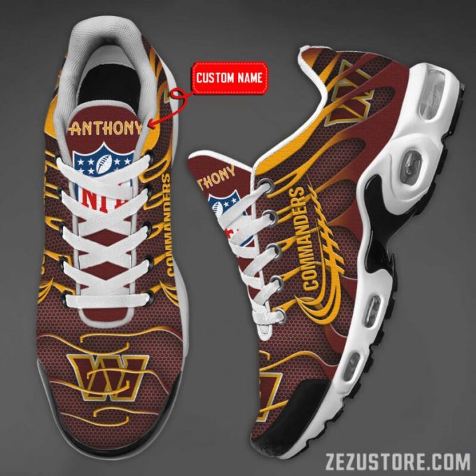 Washington Commanders Nfl Premium Air Max Plus Sport Sneakers For Fan Gifts