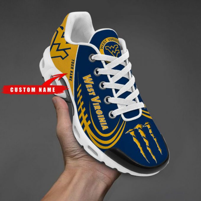 West Virginia Mountaineers Ncaa Air Max Plus Sport Sneakers For Fan Gifts