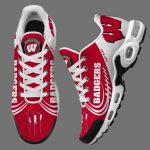 Wisconsin Badgers NCAA Air Max Plus Sport Sneakers For Fan Gifts