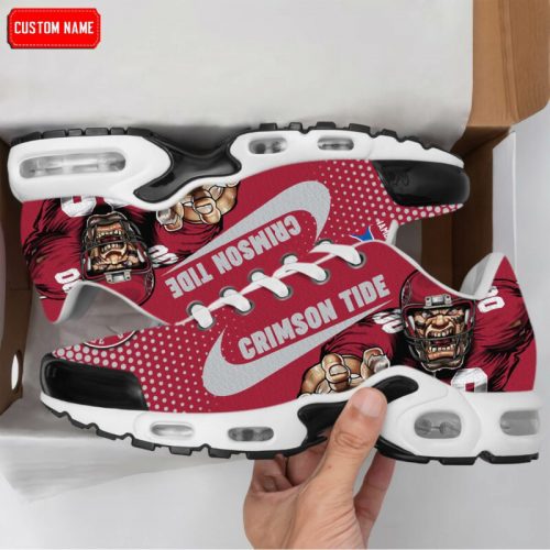 Alabama Crimson Tide NCAA Premium Air Max Plus Sport Sneakers For Fan Gifts