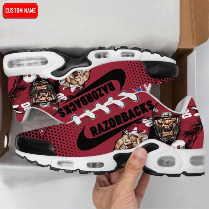 Arkansas Razorbacks Ncaa Premium Air Max Plus Sport Sneakers For Fan Gifts