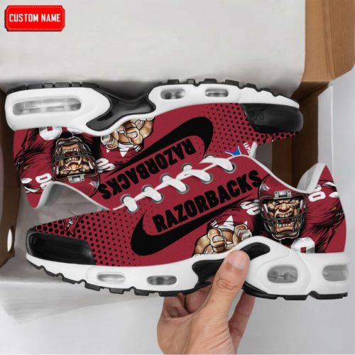 Arkansas Razorbacks NCAA Premium Air Max Plus Sport Sneakers For Fan Gifts