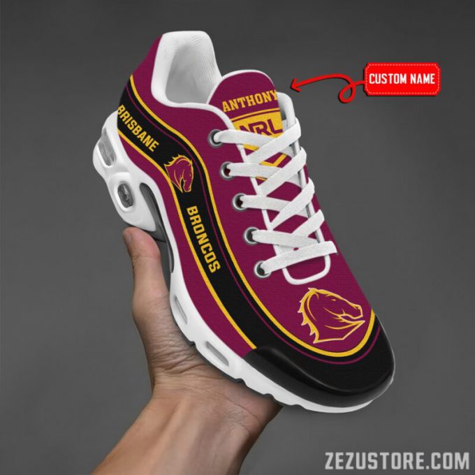 Brisbane Broncos Premium Air Max Plus Sport Sneakers For Fan Gifts