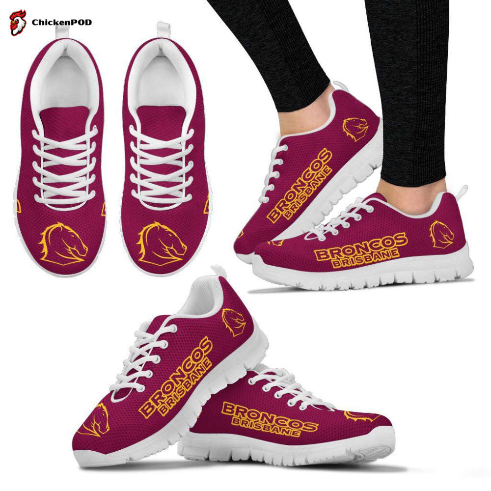 Brisbane Broncos Unisex Running Shoes For Fans Gifts