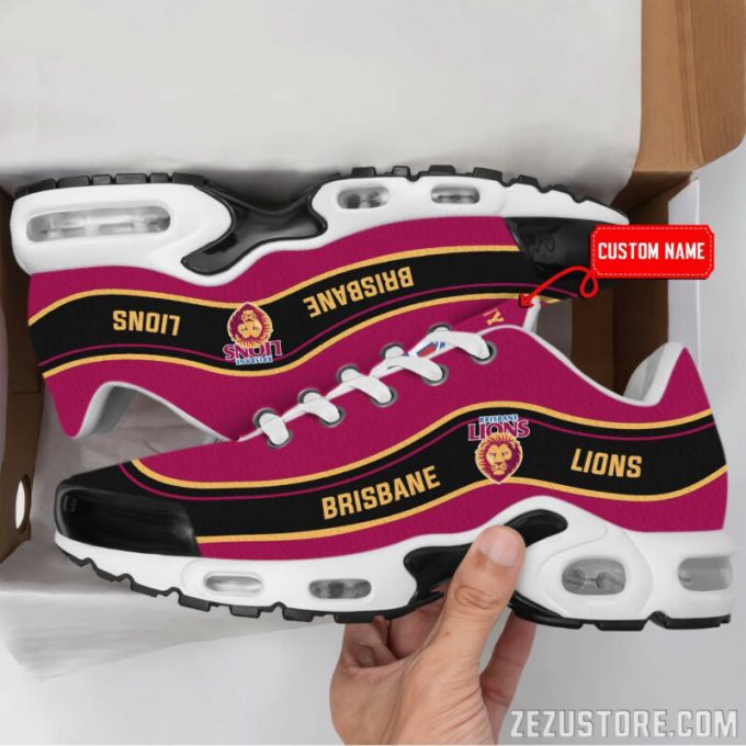 Brisbane Lions Premium Air Max Plus Sport Sneakers For Fan Gifts