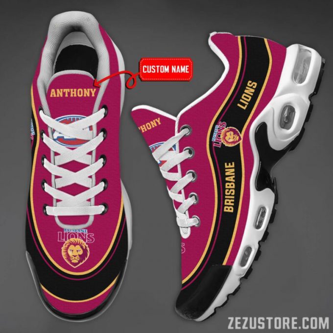 Brisbane Lions Premium Air Max Plus Sport Sneakers For Fan Gifts